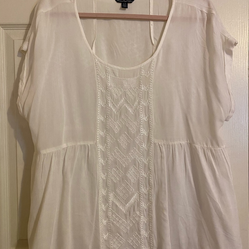 White American Eagle Blouse